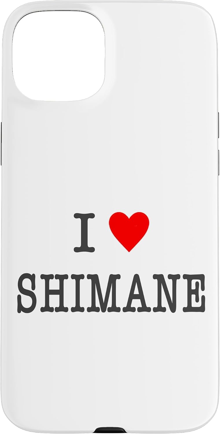 アイラブ・SHIMANE 島根（I Love ハート）【47都道府県】JIMO-T ジモティ お土産 プレゼント 面白 スマホケース iPhone 15 Plus 用