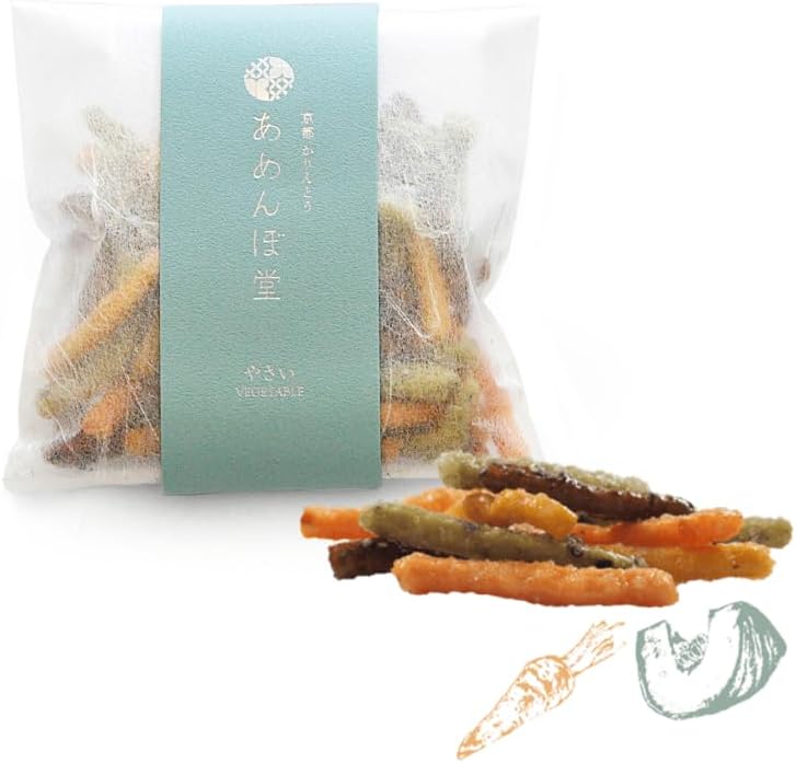 Kyoto Specialty: Amenbodo Popular Classic Assorted Karinto 6 Bags (Vegetable/Sweet Potato/Okinawa Black Sugar/Salted Caramel/Wasabi/Cheese) Kyoto Famous Confectionery, Souvenir, Gift, Hand-Delivered