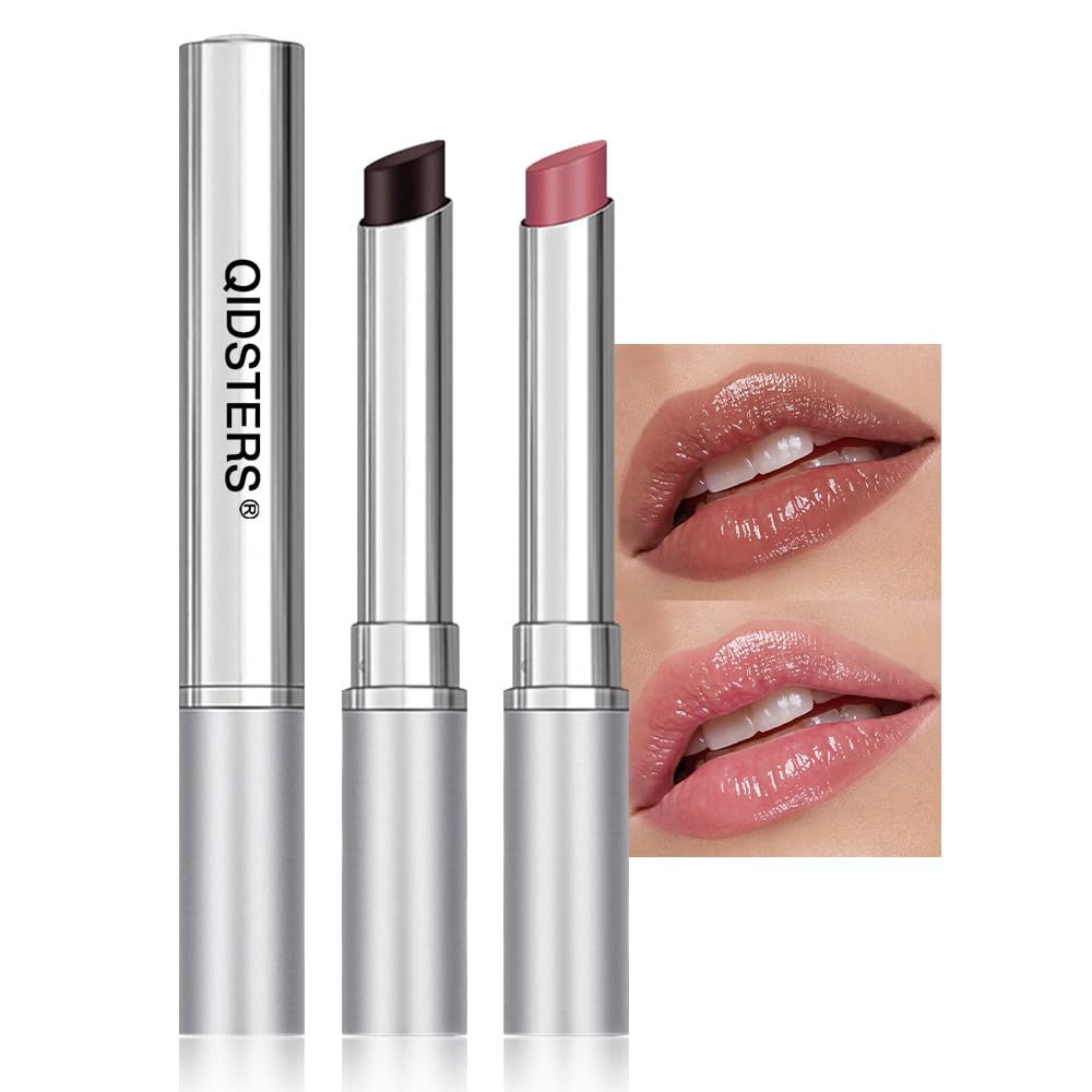 Honey Lipstick - Bálsamo labial tintado, mancha labial hidratante transparente para todos los tonos de piel (A-2Pcs-07 Mauve+09 Cherry, 2 unidades (paquete de 1))