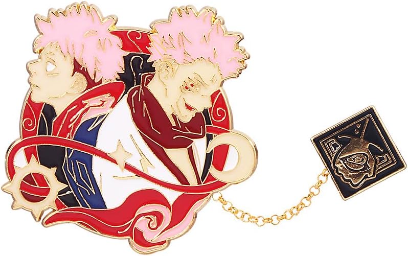 JJK Satoru Broche - Pines de esmalte de figuras de anime Satoru - Regalos divertidos para amantes del anime