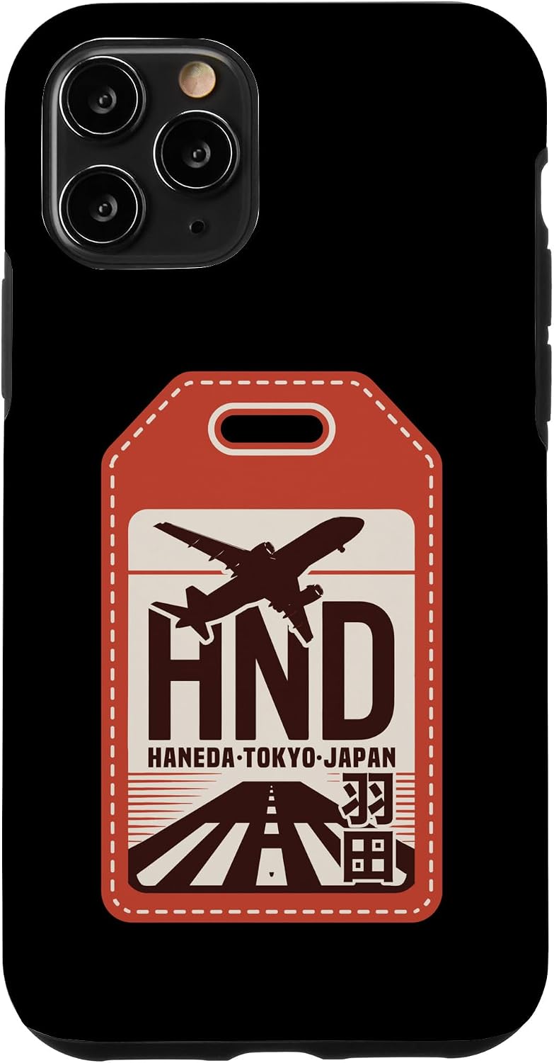 HND 羽田 東京 日本 空港コード 漢字 お土産 スマホケース iPhone 17 用