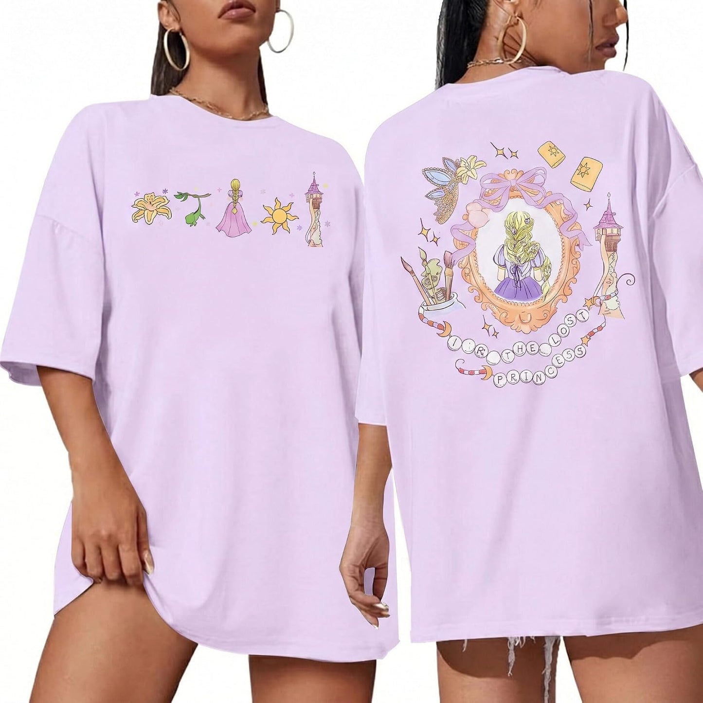 Camisas mágicas para mujer You've Got A Friend in Me Camisa Castillo Hawaiano Camiseta Linda Vacaciones Familiares Tops con Botones