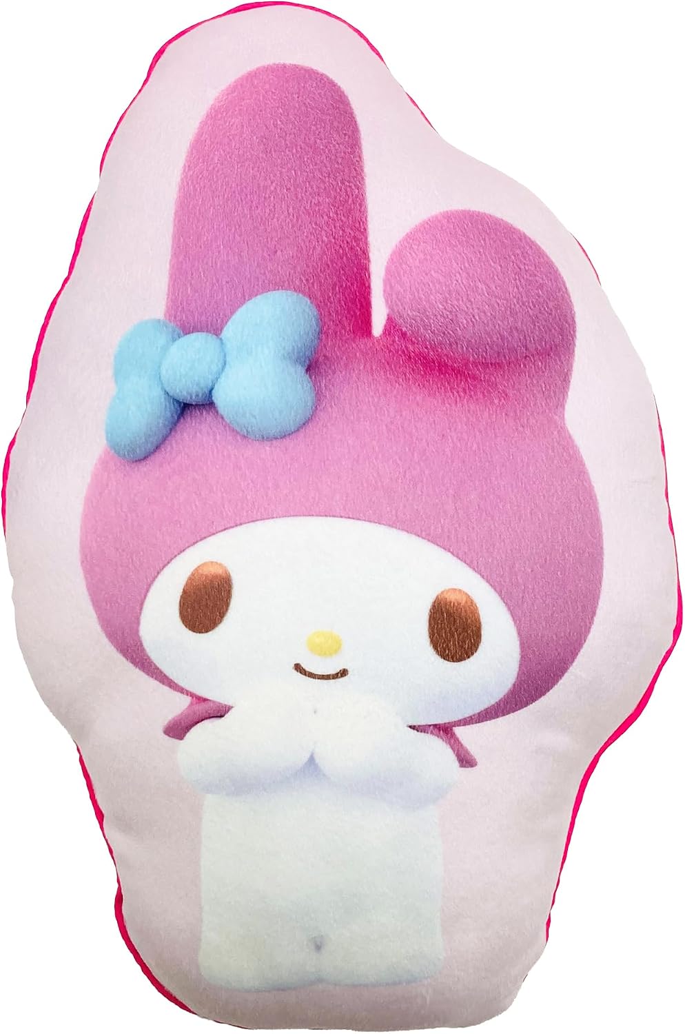 Moripilo Sanrio Kikirara Body Pillow, Die Cut Cushion, Skin Friendly Micro Fabric, Goods, Plush Nap Pillow, 11.8 x 15.7 x 3.9 inches (30 x 40 x 10 cm), Pink Pillow Morisita