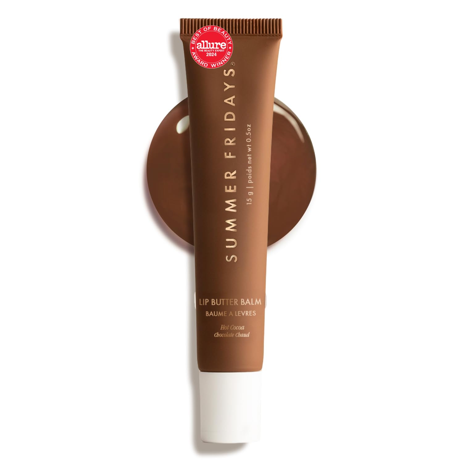 Summer Fridays Lip Butter Balm Sweet Pink Duo - Conditioning Tinted Lip Balm + Overnight Mask for Instant Shine + Color - With Hydrating Shea Butter - Strawberry Soft Serve + Birthday Cake (2 Count)