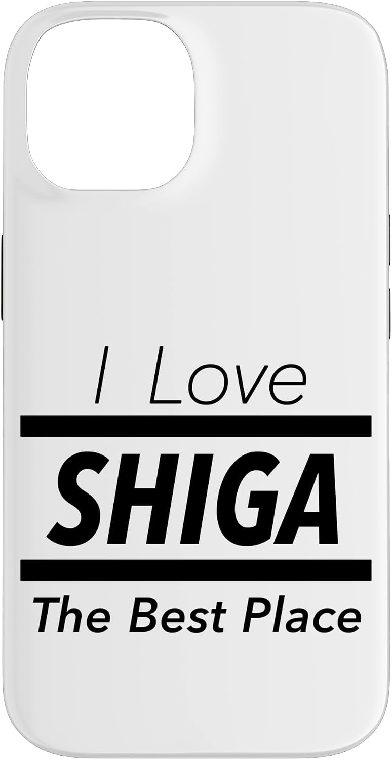 アイラブ・SHIGA 滋賀（I Love）JIMO-T【47都道府県】JIMO-T ジモティ プレゼント お土産 面白い スマホケース iPhone 13 用