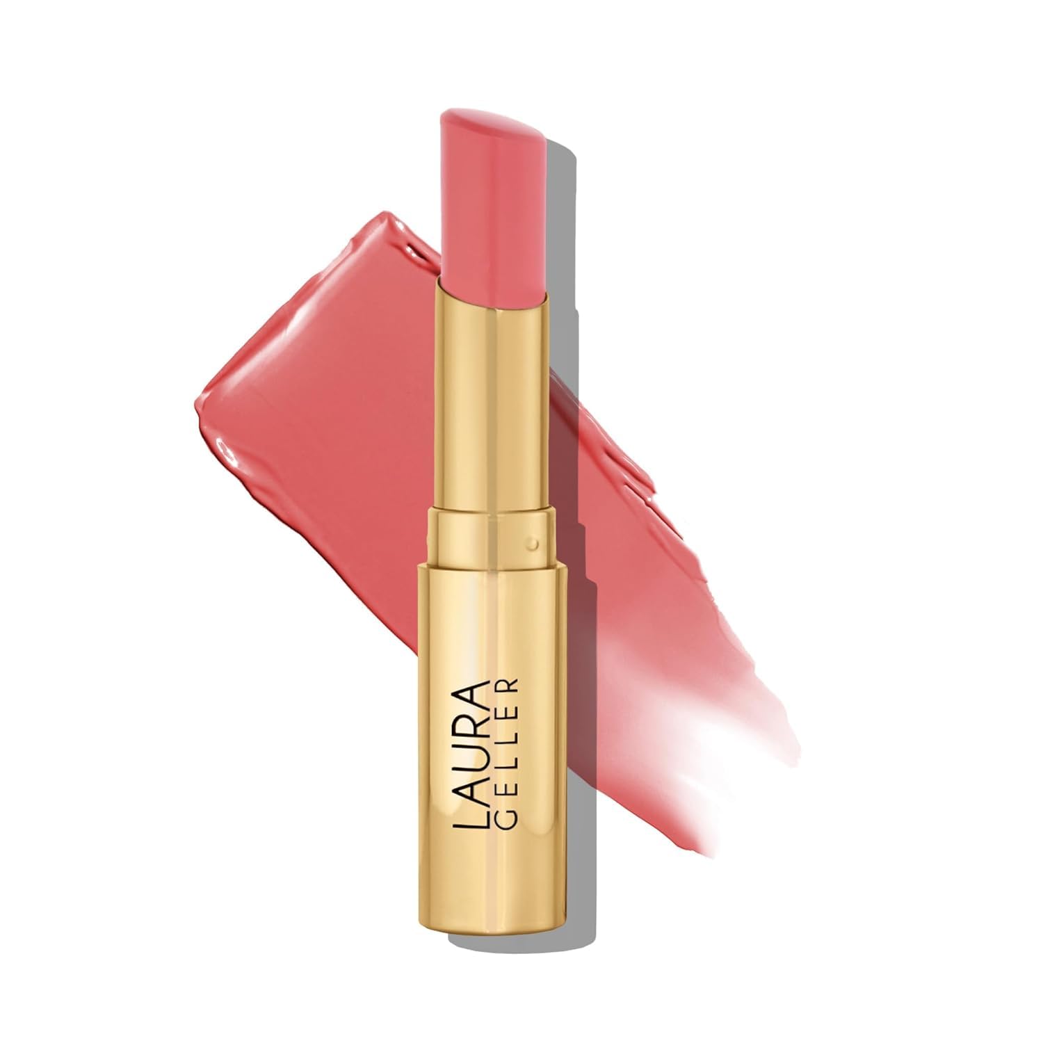 LAURA GELLER NEW YORK Bálsamo en gel hidratante con color para labios - In the Buff - Vitamina E hidratante - Acabado semibrillante