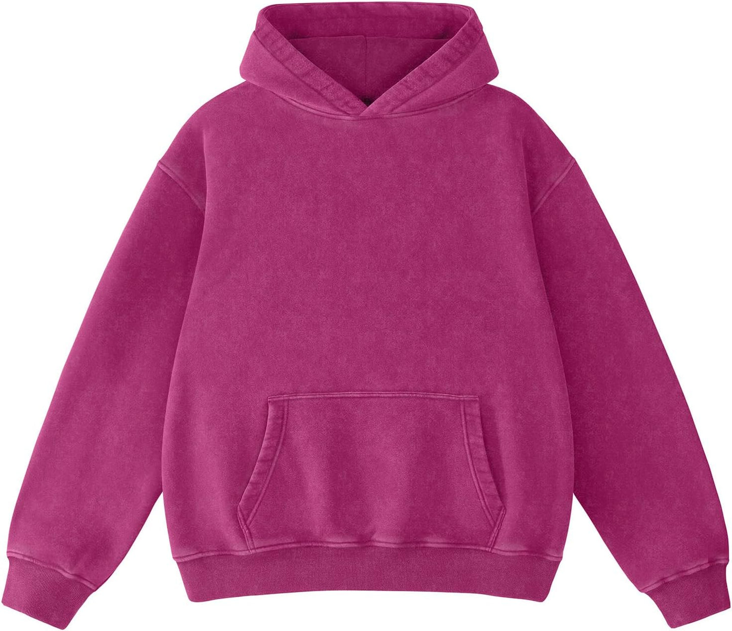 Dnzzs Sudadera con lavado ácido para mujer, sudadera con capucha de manga larga, sudaderas con capucha de gran tamaño de moda para mujer, sudaderas vintage y sudaderas pesadas