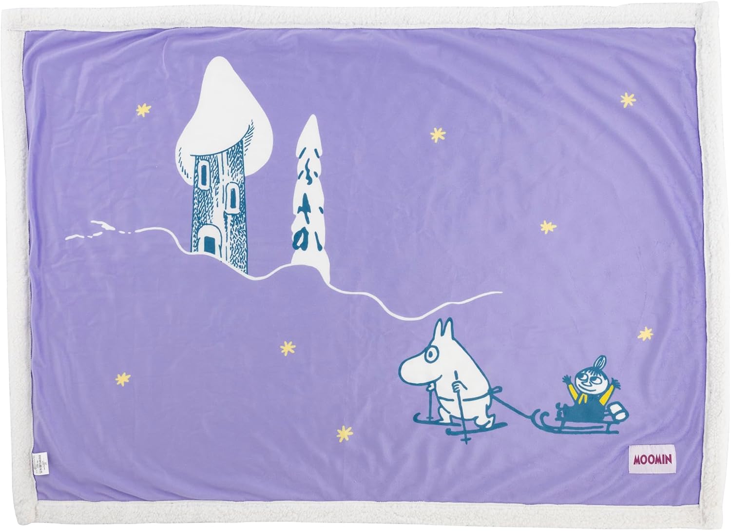 MORIPiLO Sanrio Characters Kuromi Throw Blanket (Soft Sheep Boa Throw), Purple, 27.6 x 39.4 inches (70 x 100 cm), Blanket, Goods, Warm, Cute, Summer, Winter, Cold Protection, Morishita Pillow