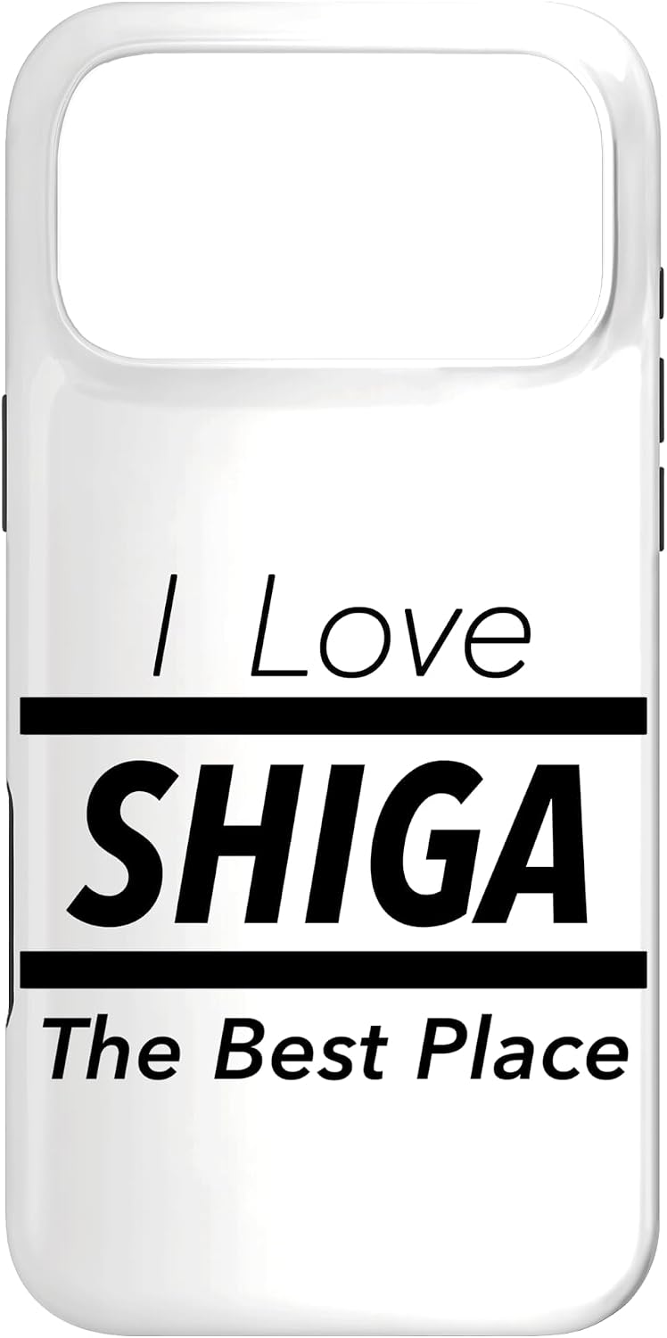 アイラブ・SHIGA 滋賀（I Love）JIMO-T【47都道府県】JIMO-T ジモティ プレゼント お土産 面白い スマホケース iPhone 13 用