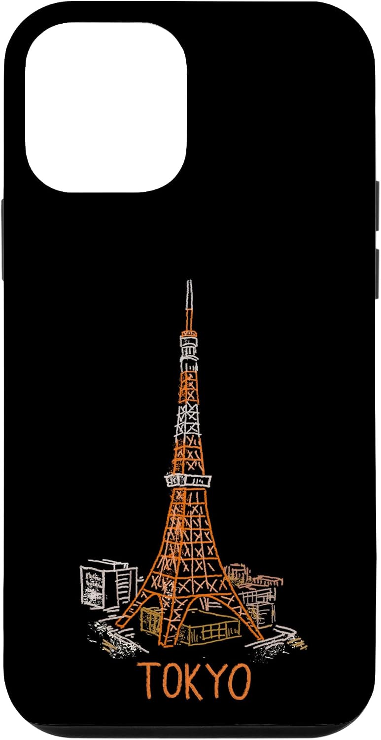 Tokyo Tower Japan Travel Souvenir City Landmark Gift Smartphone Case for iPhone 15 Plus