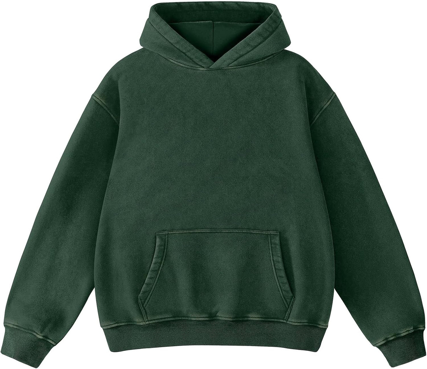 Hatant Sudaderas con capucha de gran tamaño para hombres y parejas, sudaderas con capucha pesadas vintage para hombre, suéteres de lavado ácido, ropa 2026