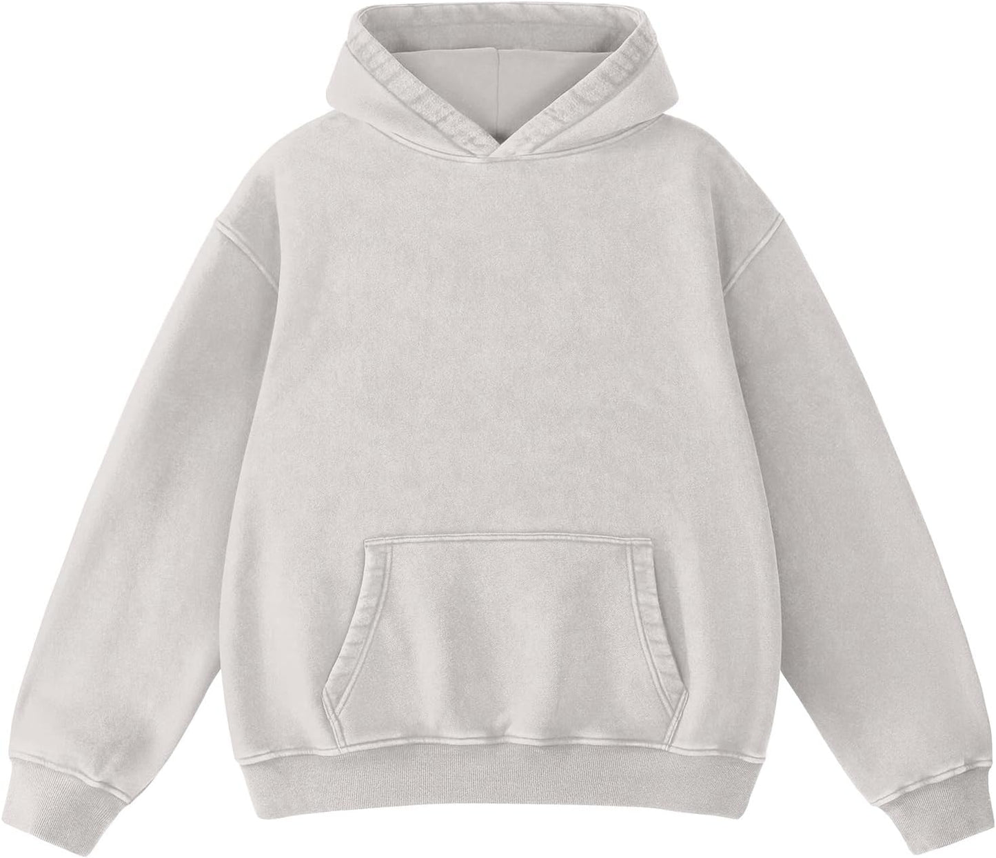 Dnzzs Sudadera con lavado ácido para mujer, sudadera con capucha de manga larga, sudaderas con capucha de gran tamaño de moda para mujer, sudaderas vintage y sudaderas pesadas