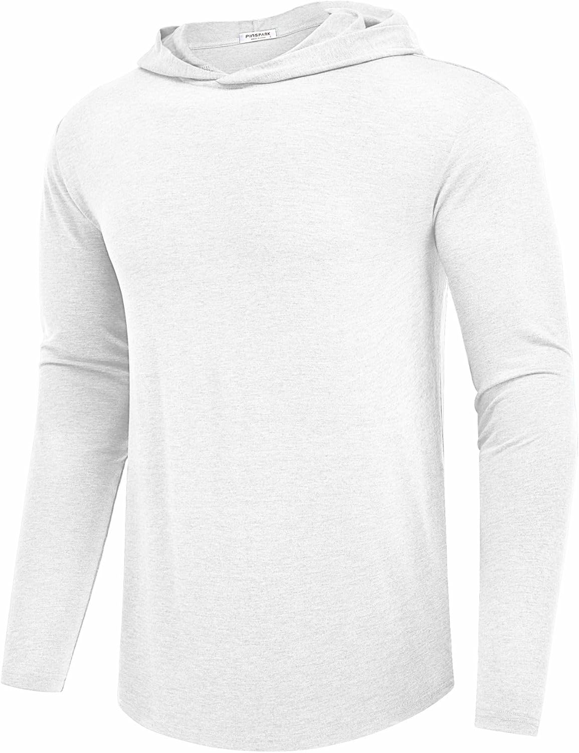 PINSPARK Sudaderas ligeras con capucha tipo pullover para hombres, manga larga, sudadera con capucha para golf, gimnasio, entrenamiento, sudadera atlética