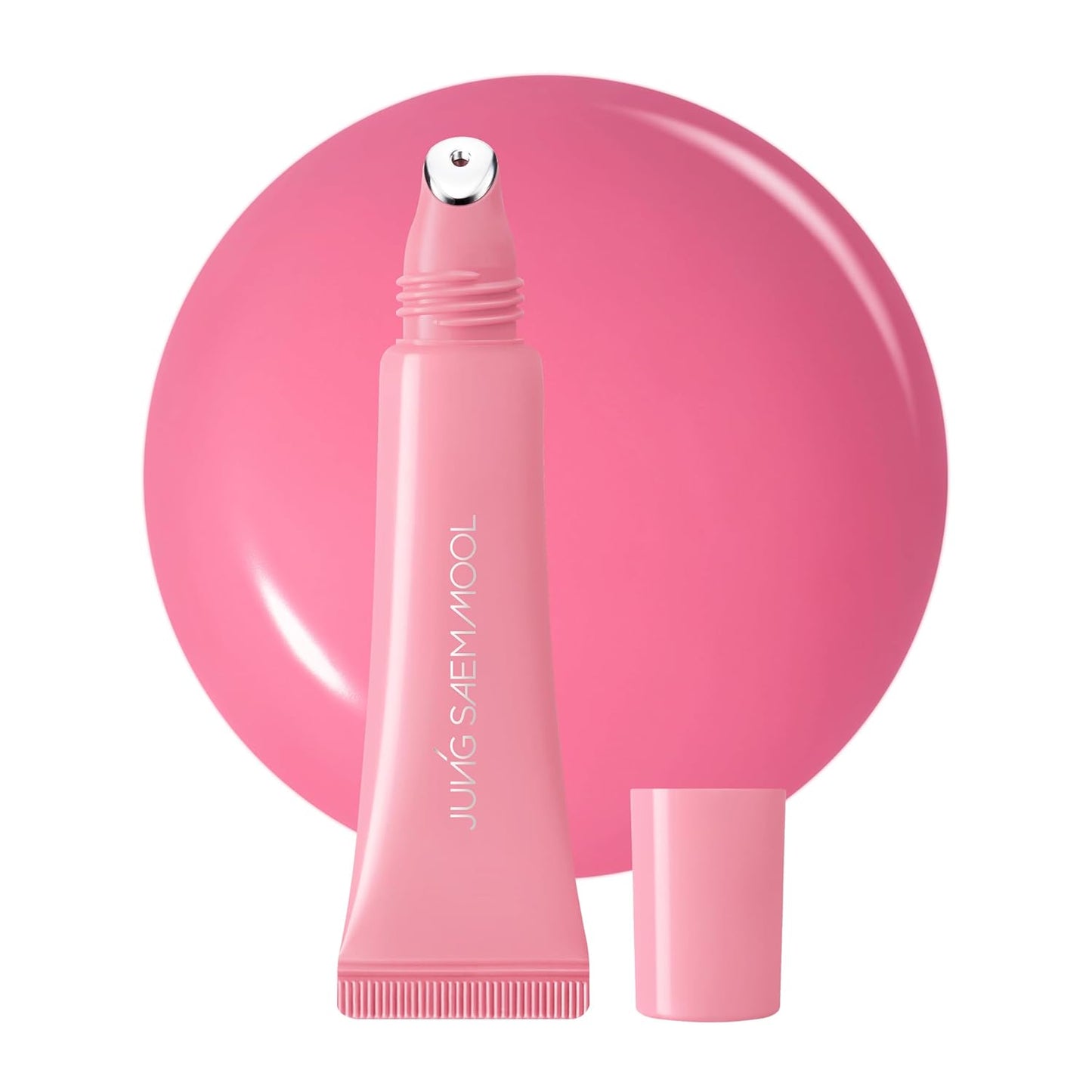 JUNG SAEM MOOL LIP-PRESSION - Brillo de labios de metal | Brillo labial tintado hidratante con un aplicador de metal de precisión higiénico e ingredientes infundidos en suero, brillo de labios coreano (rosa doze)