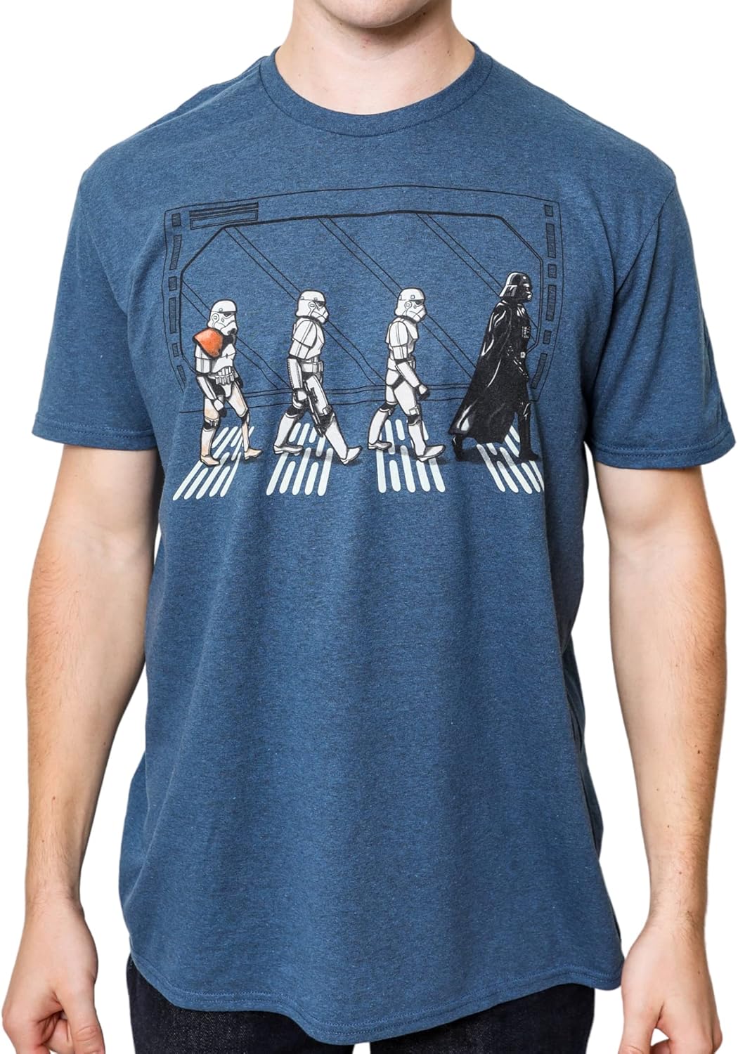 STAR WARS Death Star Road Stormtrooper Crossing - Camiseta para hombre