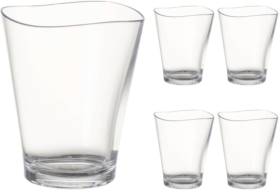 Plakira Break-Resistant Glass Cup, 240ml, Microwave and Dishwasher Safe, Made in Japan, for Outdoor, Children, Home Parties, Restaurants, Stylish, Dark Green, Tumbler, for Beer, Highball, Coffee