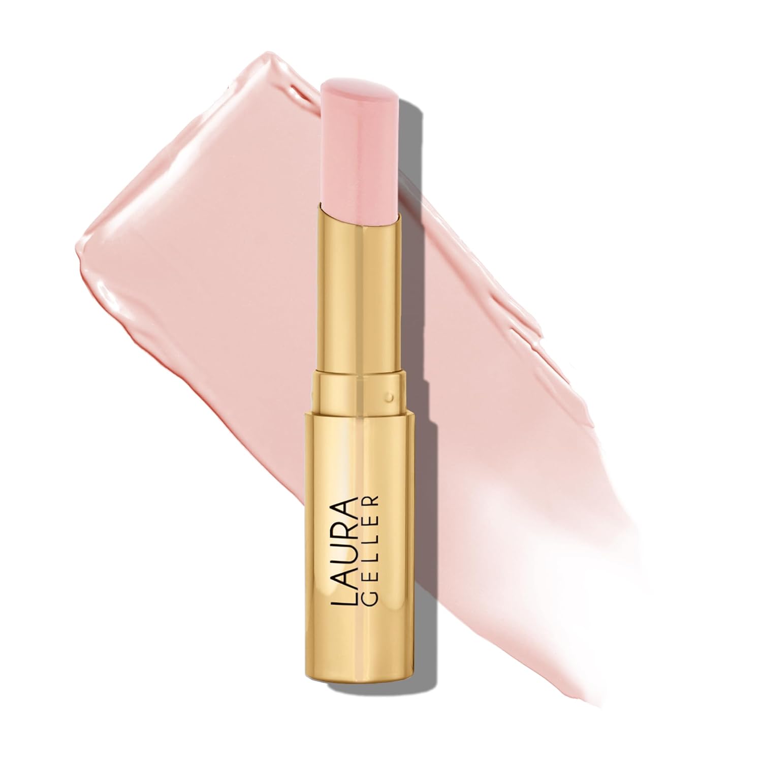 LAURA GELLER NEW YORK Bálsamo en gel hidratante con color para labios - In the Buff - Vitamina E hidratante - Acabado semibrillante
