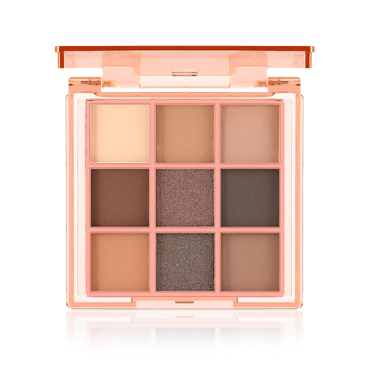 Boobeen Paleta de sombras de ojos nude – maquillaje mate y brillante, polvo de sombra de ojos cremoso altamente pigmentado, crea un aspecto de ojos neutro, larga duración, fácil de crear looks