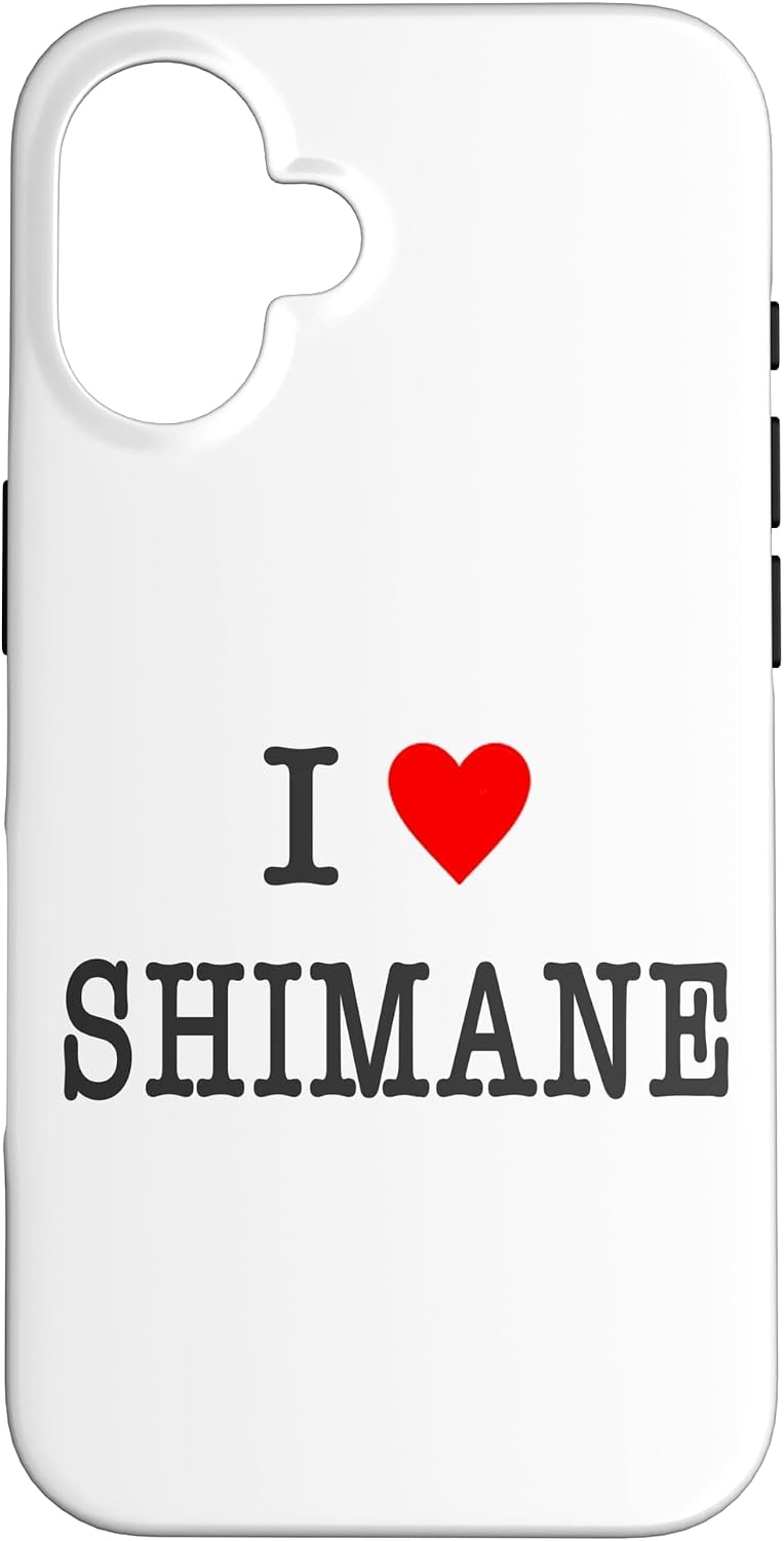 アイラブ・SHIMANE 島根（I Love ハート）【47都道府県】JIMO-T ジモティ お土産 プレゼント 面白 スマホケース iPhone 15 Plus 用