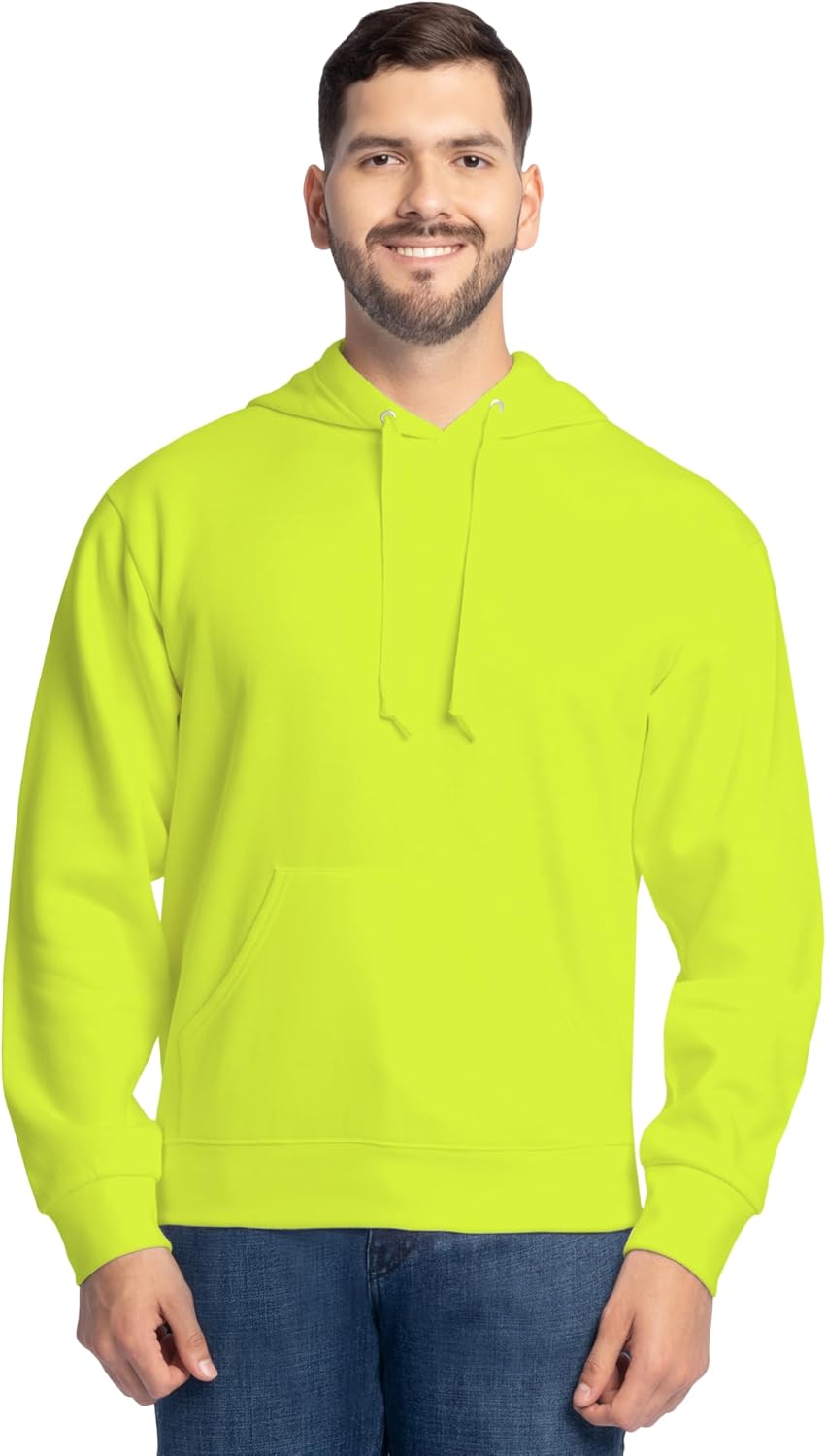 Fruit of the Loom Men's Eversoft Fleece Pullover Hooded Sweatshirt, Moisture Wicking & Breathable