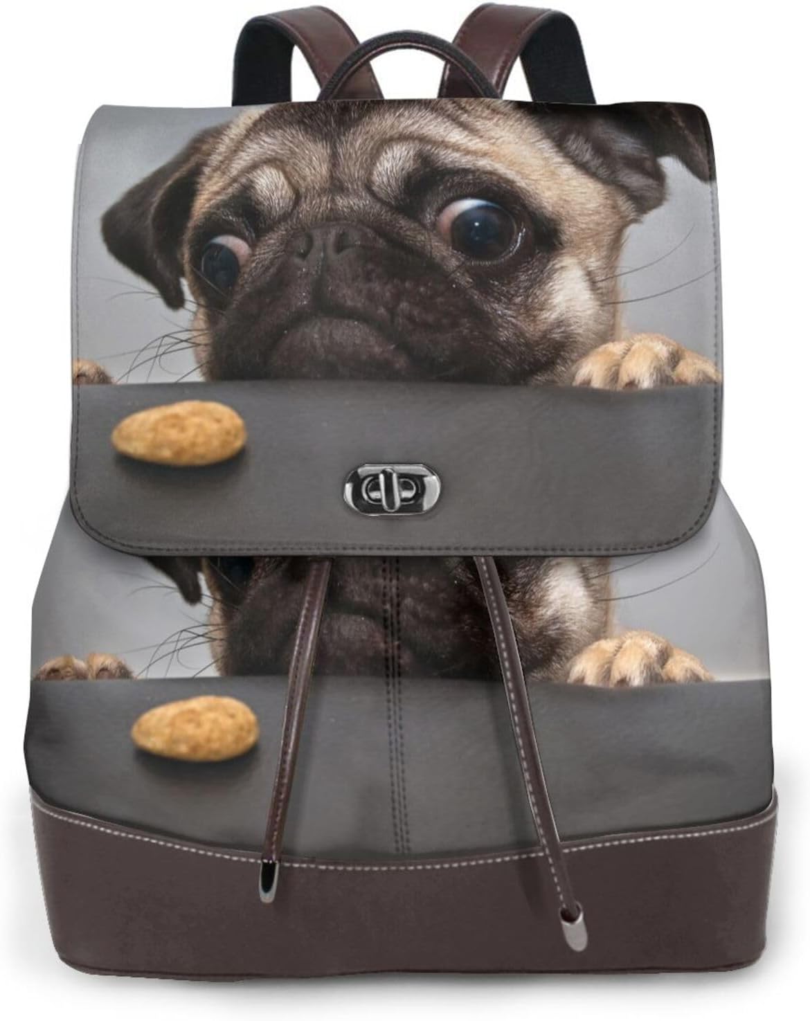 Haunted Mansion - Mochila para mujer, de cuero, a la moda, lindas mochilas pequeñas, ligeras, informales, viajes, senderismo, mochila para laptop, mochila de hombro