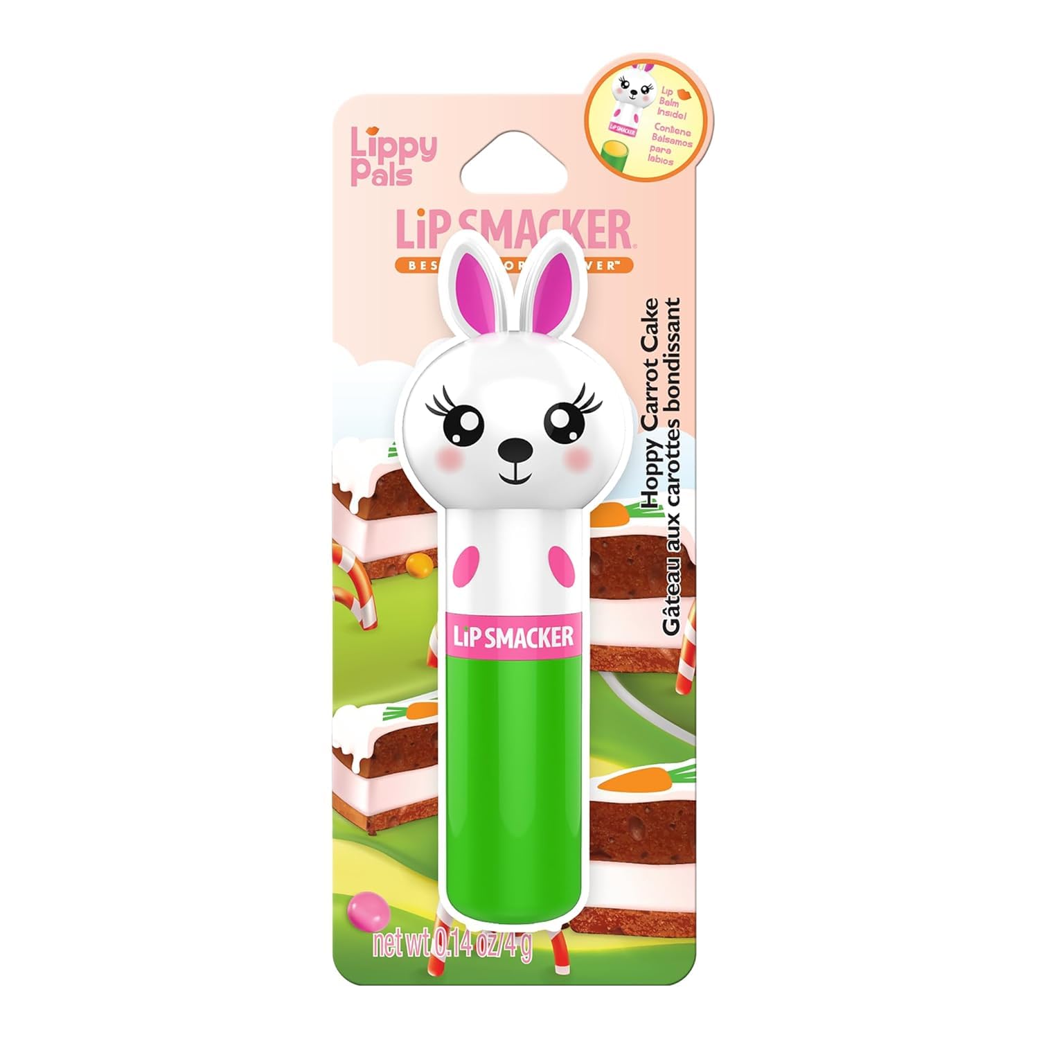 Lip Smacker Lippy Pals Unicorn, Bálsamo labial con sabor hidratante y suavizante de brillo suave, sabores deliciosos hidratantes y protectores, libre de crueldad y vegano - Magia de unicornio