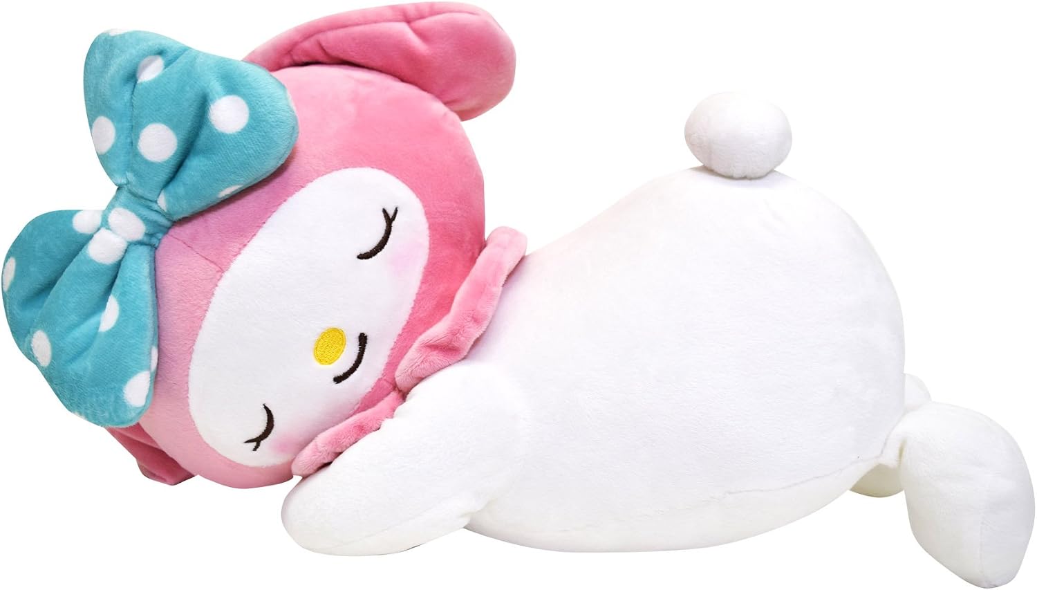 MORIPiLO Sanrio Hello Kitty Body Pillow, Soft Material, Marshmallow Texture, Plush Pillow, Large Cushion, Cute, Large Size, Easy Sleeping Pillow, Approx. 17.7 inches (45 cm) (Hello Kitty Pink)