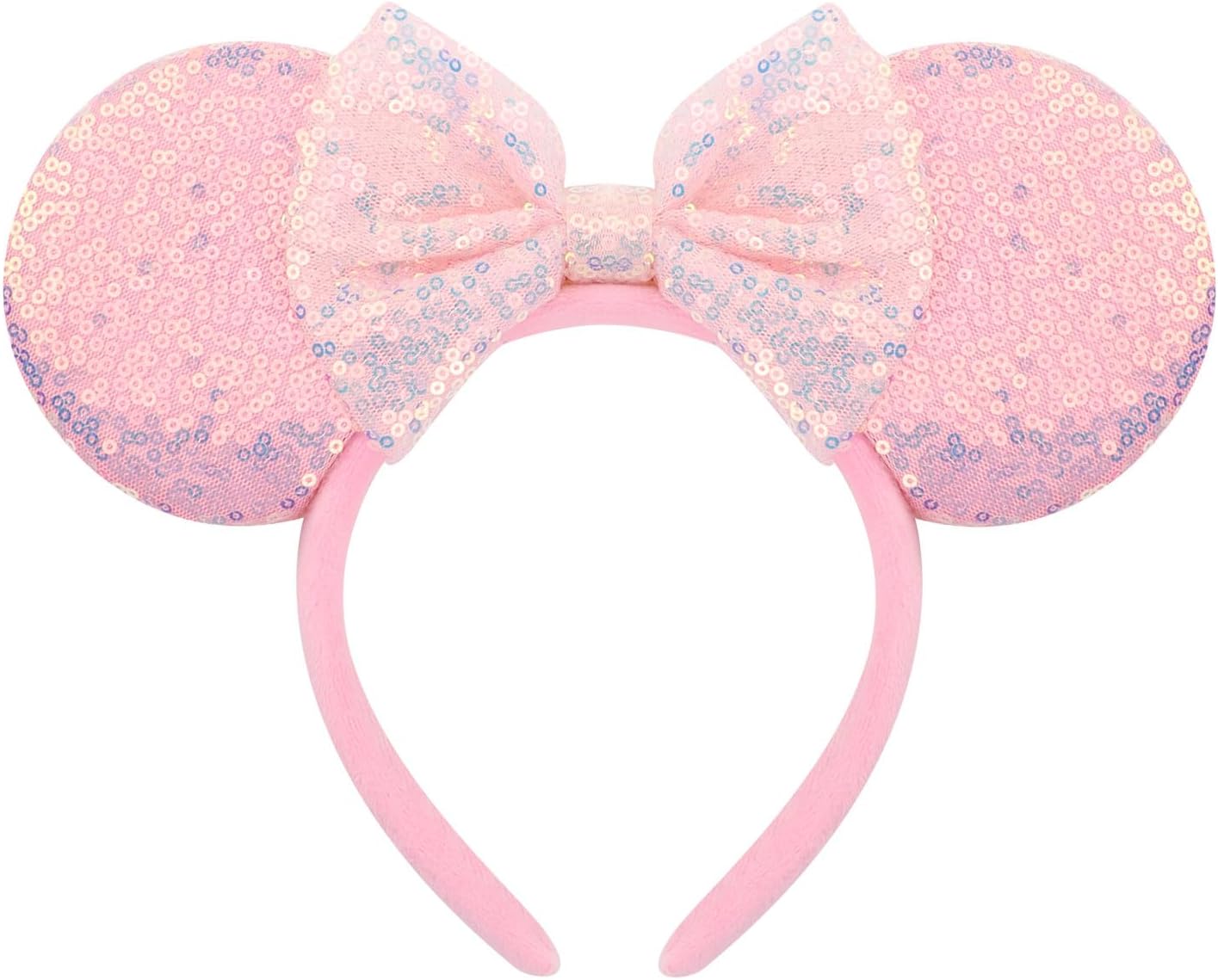 DRESHOW Mouse Ears Bow Sequins Party Decoration Cosplay Costume for Girls and Women