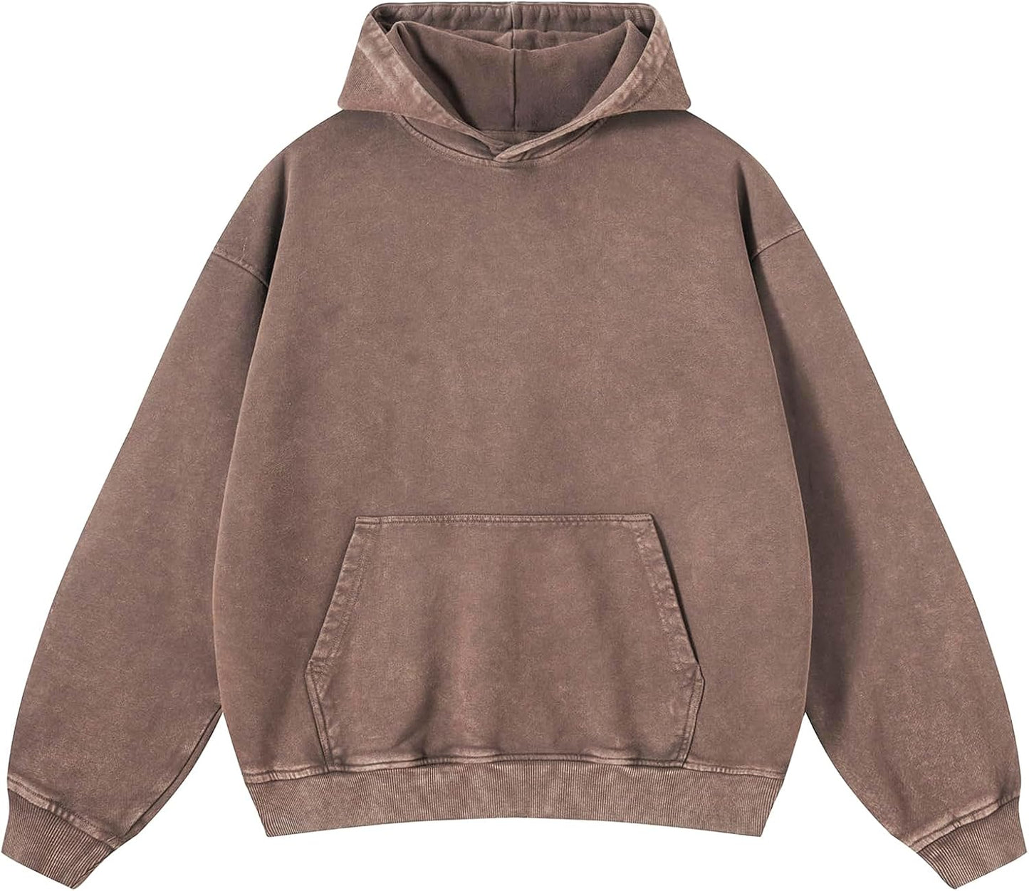 KEEPSHOWING Sudaderas con capucha de gran tamaño para hombre, estilo vintage, para parejas, con lavado ácido, sudaderas con capucha para hombre, ropa de calle