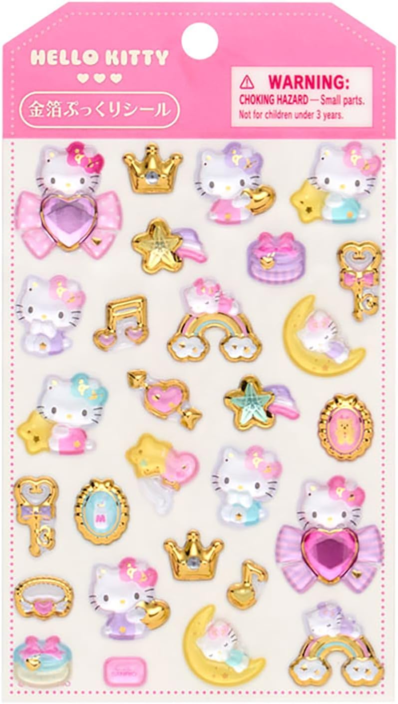 Sanrio Aurora 225223 Hello Kitty Sticker, Age 3 Years and Up