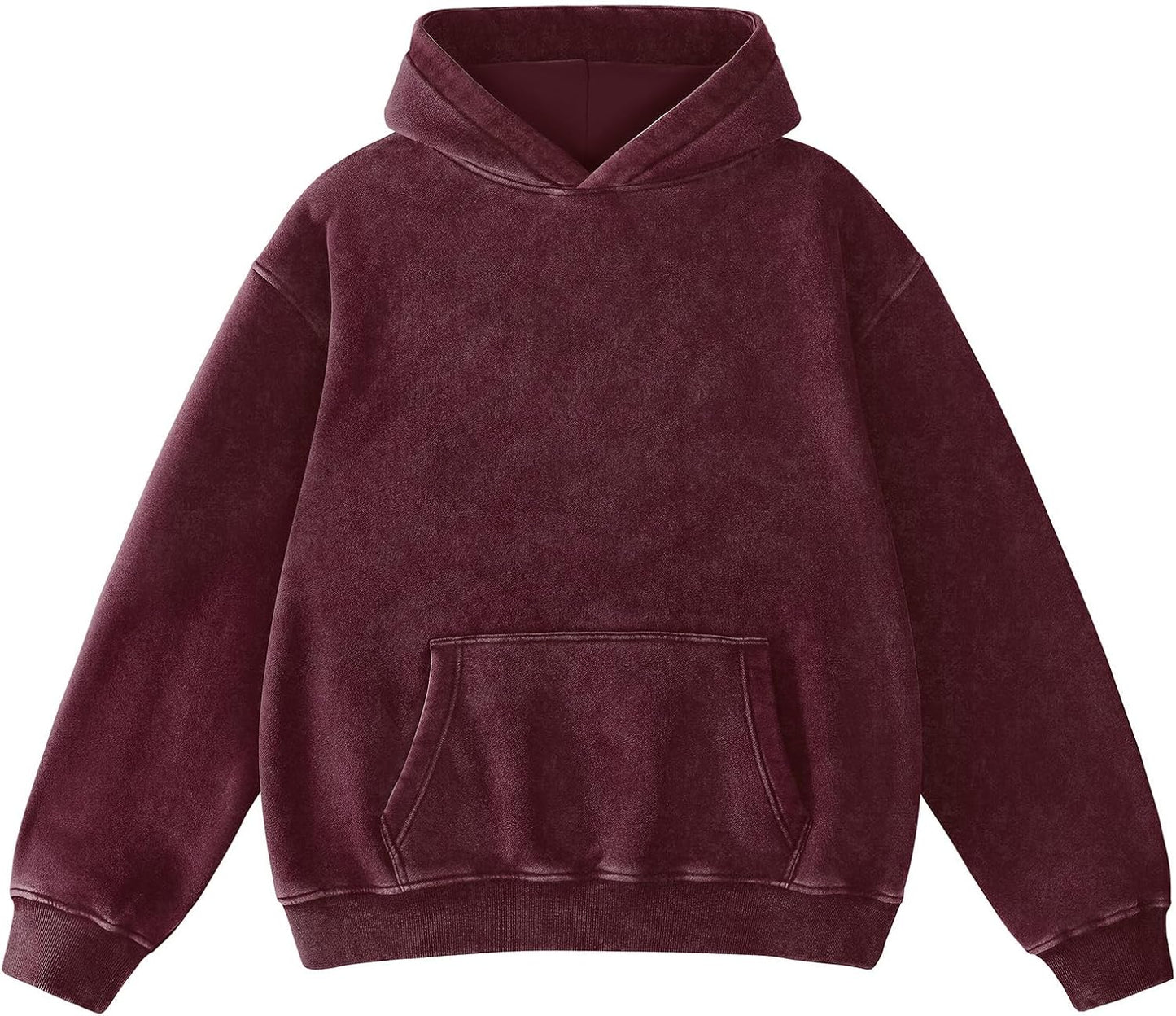 Hatant Sudaderas con capucha de gran tamaño para hombres y parejas, sudaderas con capucha pesadas vintage para hombre, suéteres de lavado ácido, ropa 2026