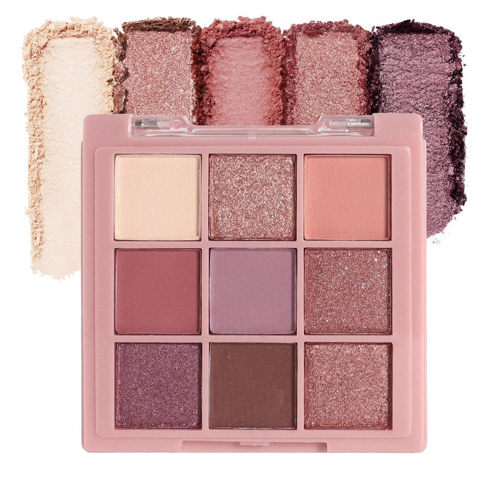 CAKAILA Brown Eyeshadow Palette-Neutral Nude Brown Smokey Eye Shadow Palette,Rose Gold Bronze Naked Cream Eyeshadow Palette Makeup,Natural Eyeshadow for Eyes Long Lasting Naturing-Looking