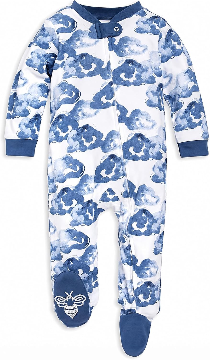 Burt's Bees Baby Pijama con pies de algodón orgánico para niños