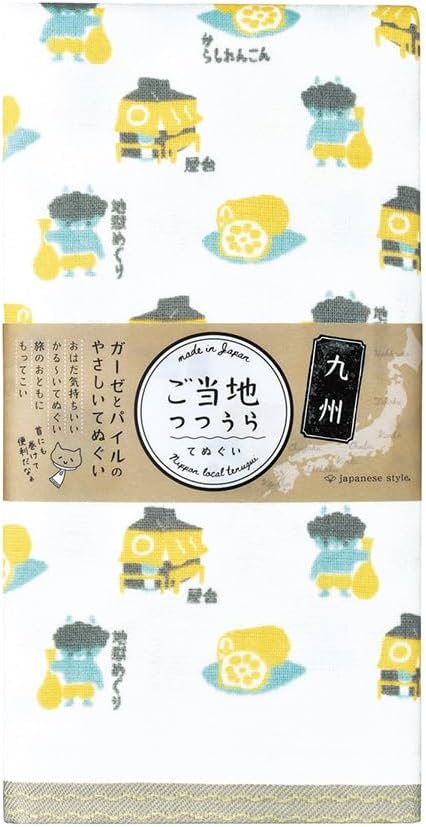 Nissen Shoko Japanese Style Local Tutoraura Tenugui Wind Towel, Tokyo 1. TU-719