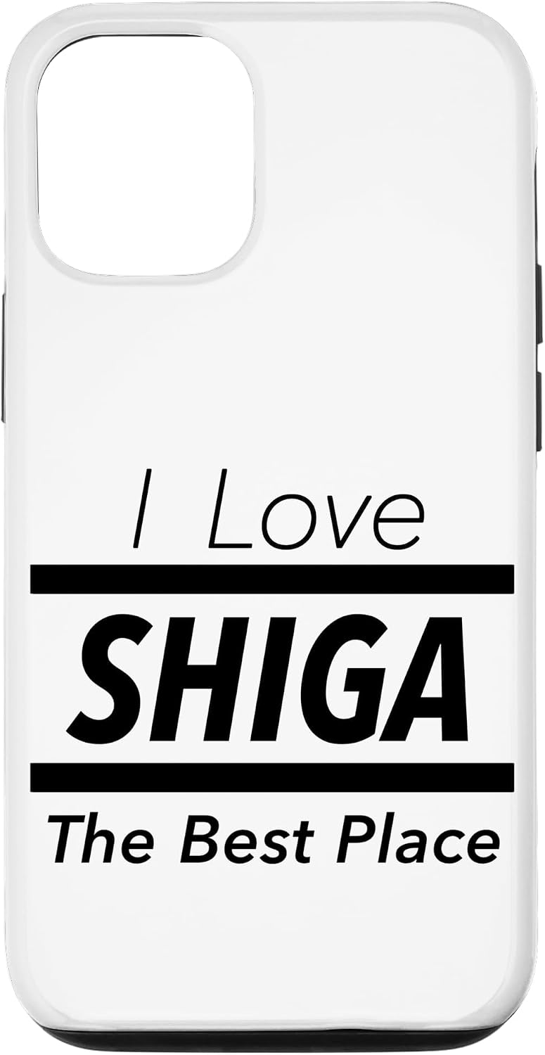 アイラブ・SHIGA 滋賀（I Love）JIMO-T【47都道府県】JIMO-T ジモティ プレゼント お土産 面白い スマホケース iPhone 13 用