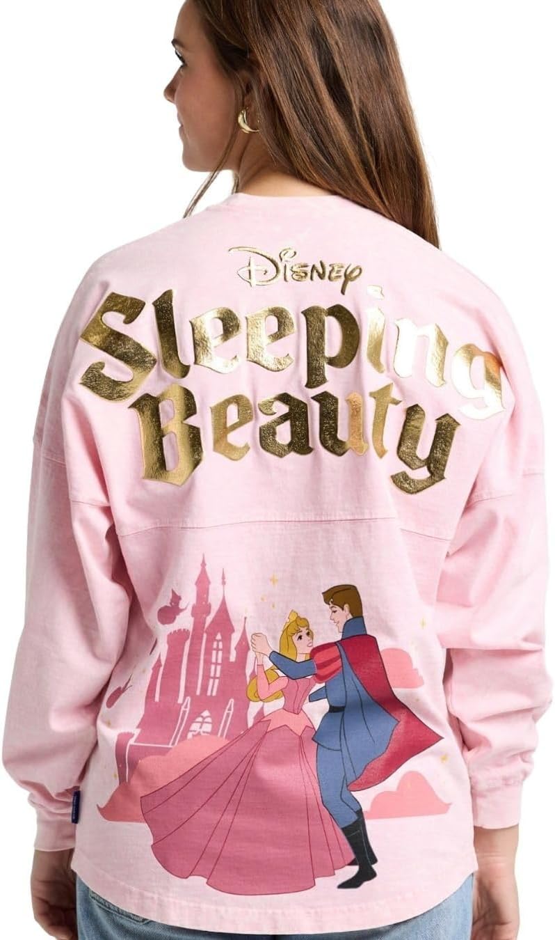 Spirit Jersey Disney Princess Collection, Talla Oversized, Unisex, Camisa Pullover de Manga Larga, Algodón 100% Grueso Preencogido