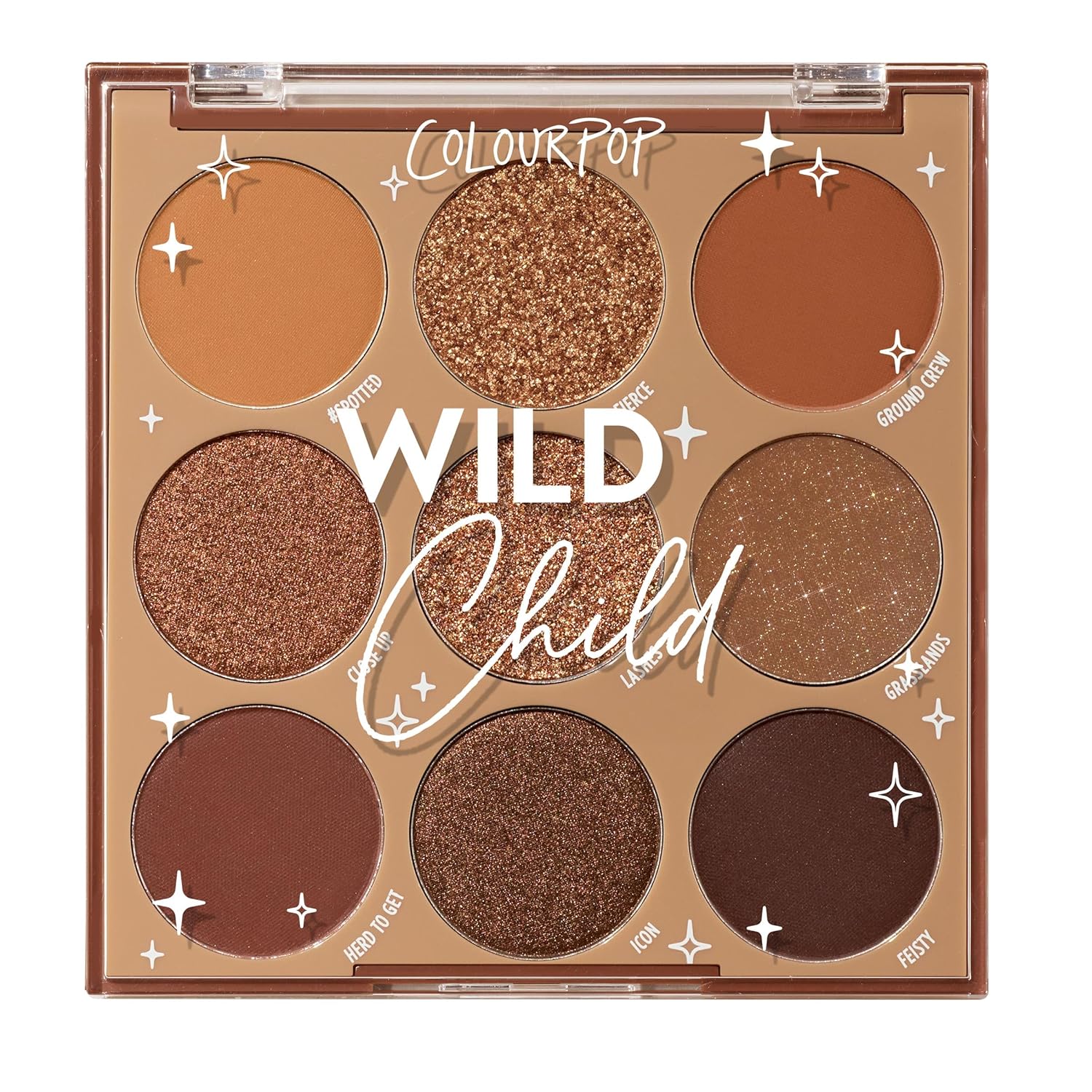 ColourPop Nude Mood Eyeshadow Palette - Brown & Copper Palette with Metallic and Matte Finishes - High-Pigment Eye Makeup with a Long-Wearing Formula (0.3 oz)