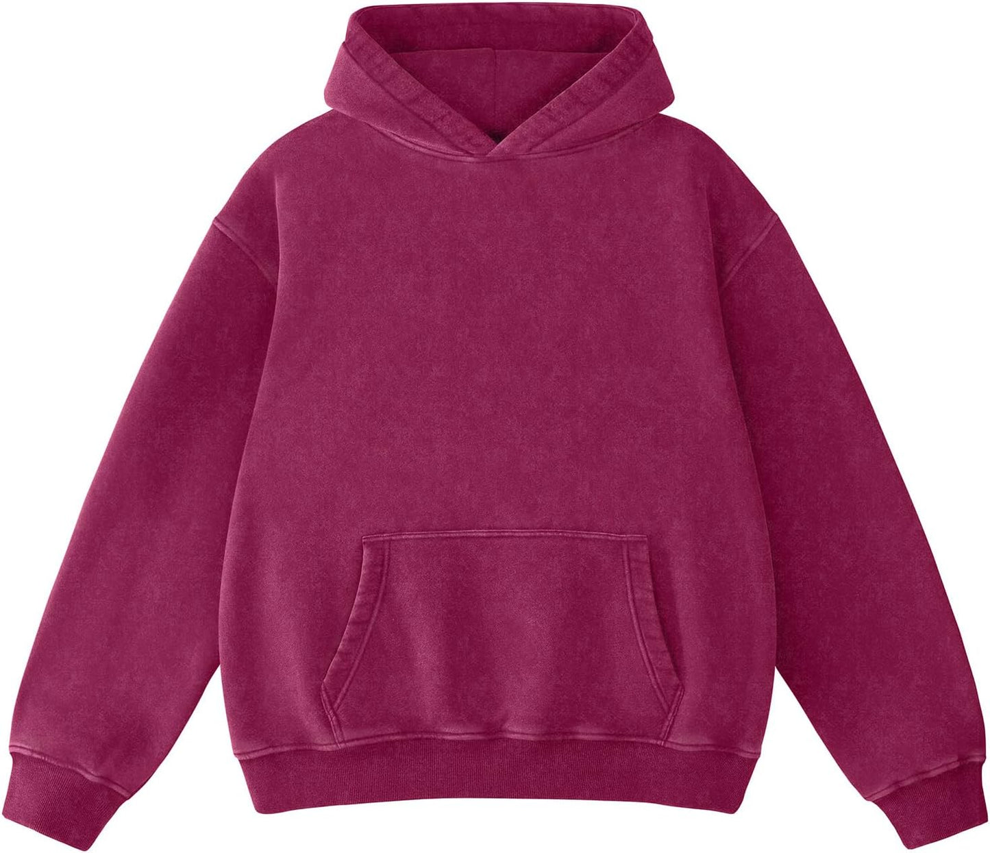 Dnzzs Sudadera con lavado ácido para mujer, sudadera con capucha de manga larga, sudaderas con capucha de gran tamaño de moda para mujer, sudaderas vintage y sudaderas pesadas