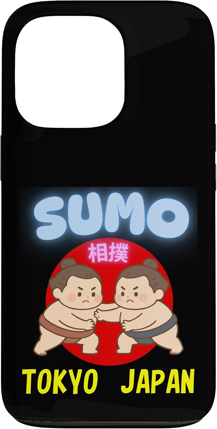 かわいい 相撲 日本 東京 お土産 カワイイスタイル デザイン スマホケース iPhone 14 Plus 用
