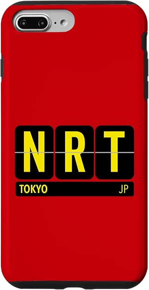 NRT 東京 日本 旅行 お土産 イエロー文字 スマホケース iPhone 11 用