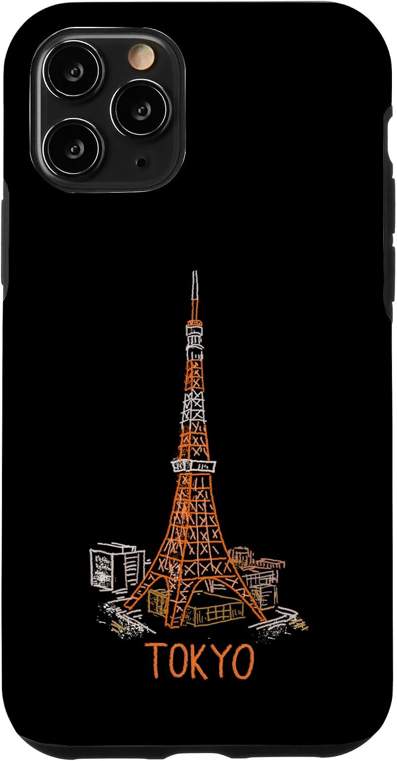 Tokyo Tower Japan Travel Souvenir City Landmark Gift Smartphone Case for iPhone 15 Plus