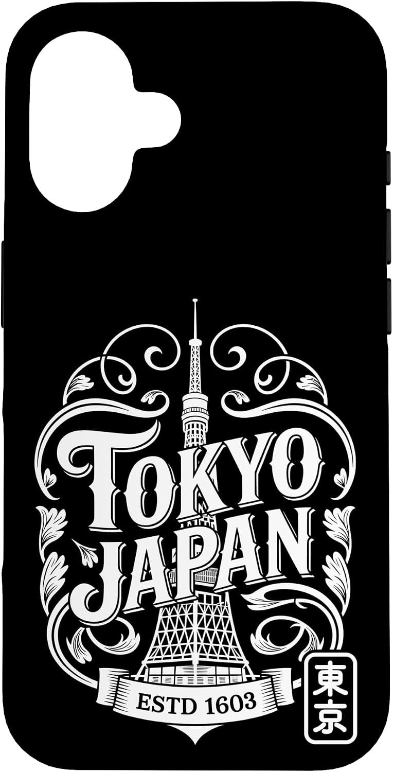 東京タワージャパン ヴィンテージ 旅行 アニメ 漢字 お土産 スマホケース iPhone 17 用