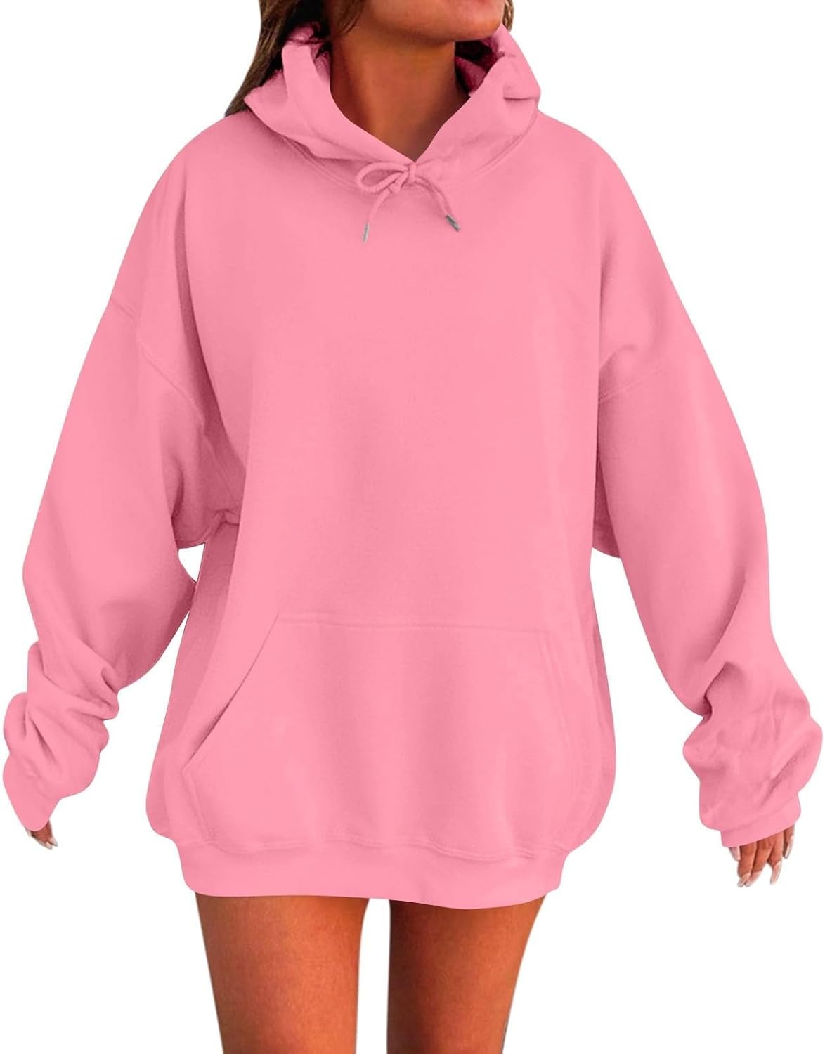 Sudaderas con capucha de gran tamaño para mujer, chaquetas de invierno 2026, ropa Y2K, lindas sudaderas con cuello redondo, sudaderas de moda