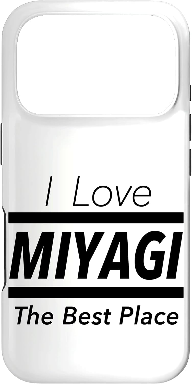 アイラブ・MIYAGI 宮城（I Love）JIMO-T【47都道府県】ジモティ プレゼント お土産 かっこいい 面白い スマホケース iPhone 16 用