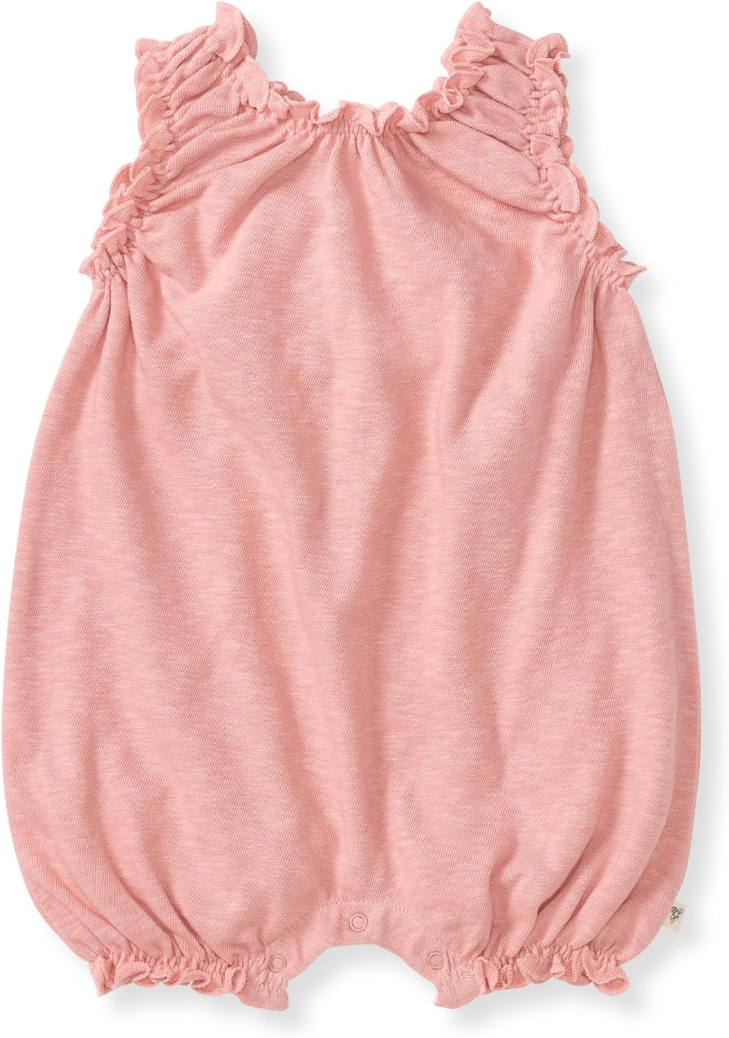 Burt's Bees Baby Mameluco de burbujas para niñas, 100% algodón orgánico de una sola pieza, traje corto y canastilla para niña