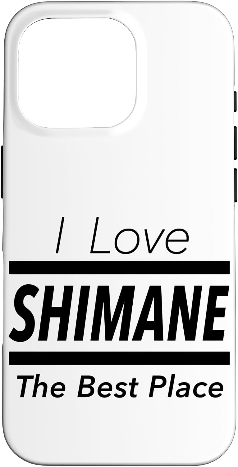 iPhone 13 I Love Shimane (I Love) JIMO-T [47 Prefectures] Jimoti Local Love Goods Travel Souvenir Funny Smartphone Case