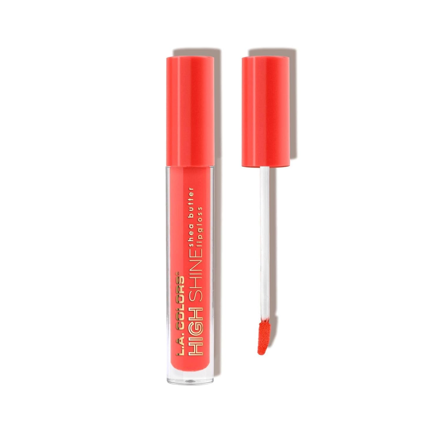 Manteca de Karité Lip Gloss de lato brillo L.A. Colors, de 0,14 onza, Transparente