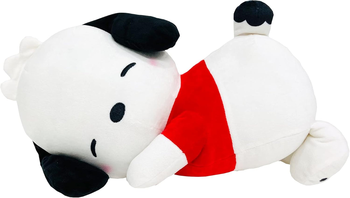 MORIPiLO Sanrio Hello Kitty Body Pillow, Soft Material, Marshmallow Texture, Plush Pillow, Large Cushion, Cute, Large Size, Easy Sleeping Pillow, Approx. 17.7 inches (45 cm) (Hello Kitty Pink)
