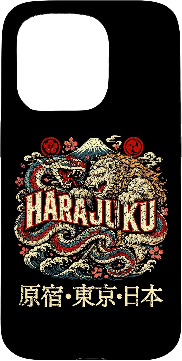 原宿 東京 日本 本格 漢字 旅行 お土産 スマホケース iPhone 13 Pro Max 用