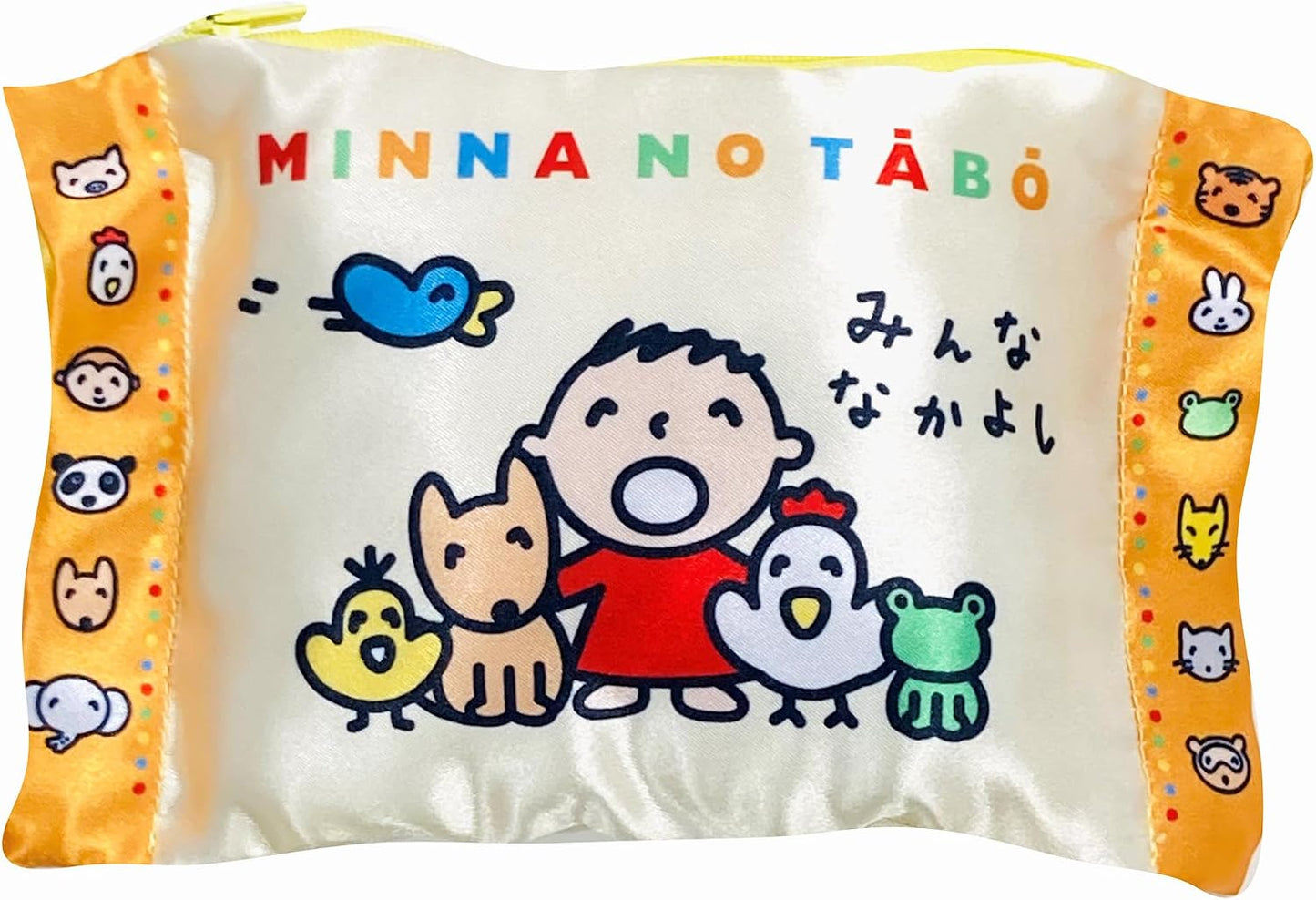 MORIPiLO Hello Kitty Tissue Case, Sanrio Characters, Merchandise, Plush Pouch, Small, Cute, 7.9 x 5.5 inches (20 x 14 cm), Pillow Pouch, White